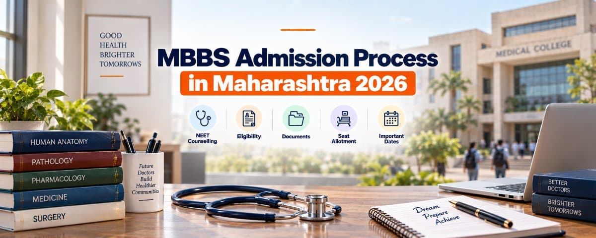 MBBS Admission Process in Maharashtra 2026: NEET Counselling, Eligibility, Documents, Seat Allotment & Important Dates