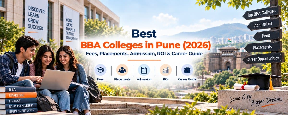 Best BBA Colleges in Pune (2026): Fees, Placements, Admission, ROI & Career Guide