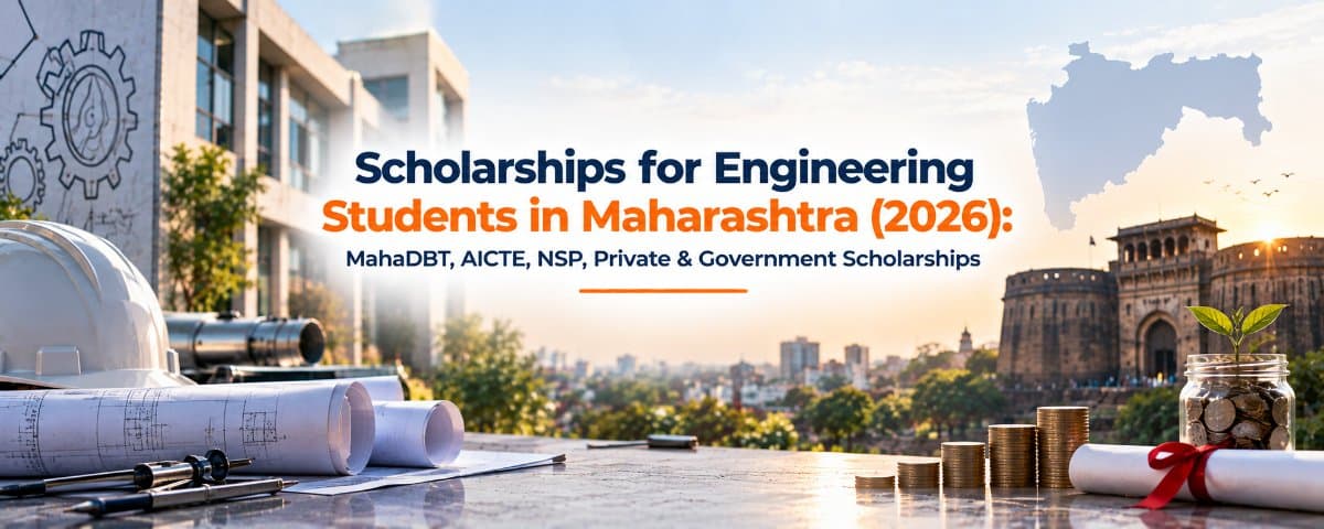 Scholarships for Engineering Students in Maharashtra (2026): MahaDBT, AICTE, NSP, Private & Government Scholarships