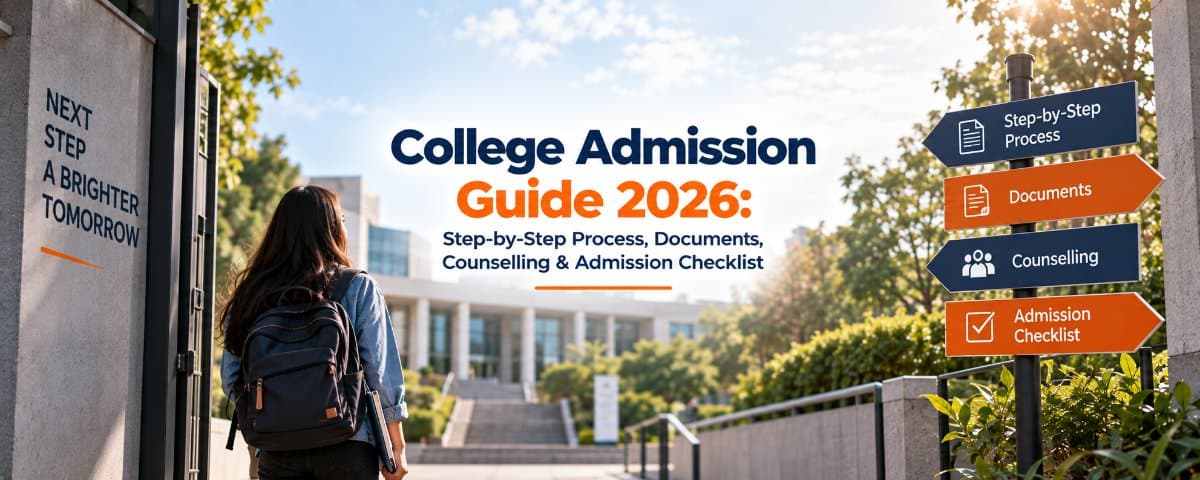 College Admission Guide 2026: Step-by-Step Process, Documents, Counselling & Admission Checklist