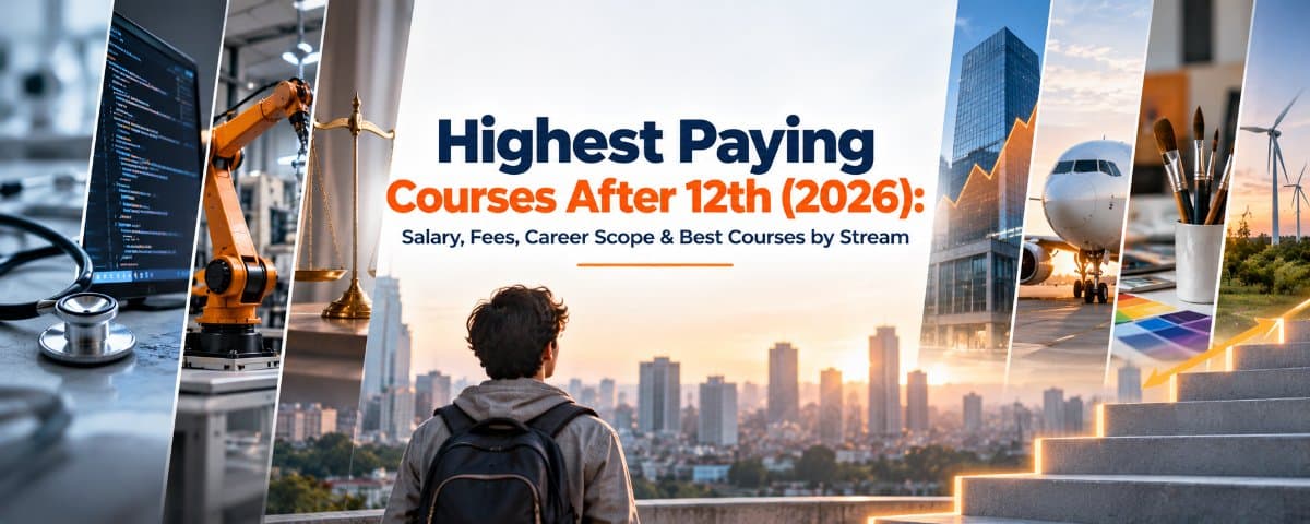 Highest Paying Courses After 12th (2026): Salary, Fees, Career Scope & Best Courses by Stream